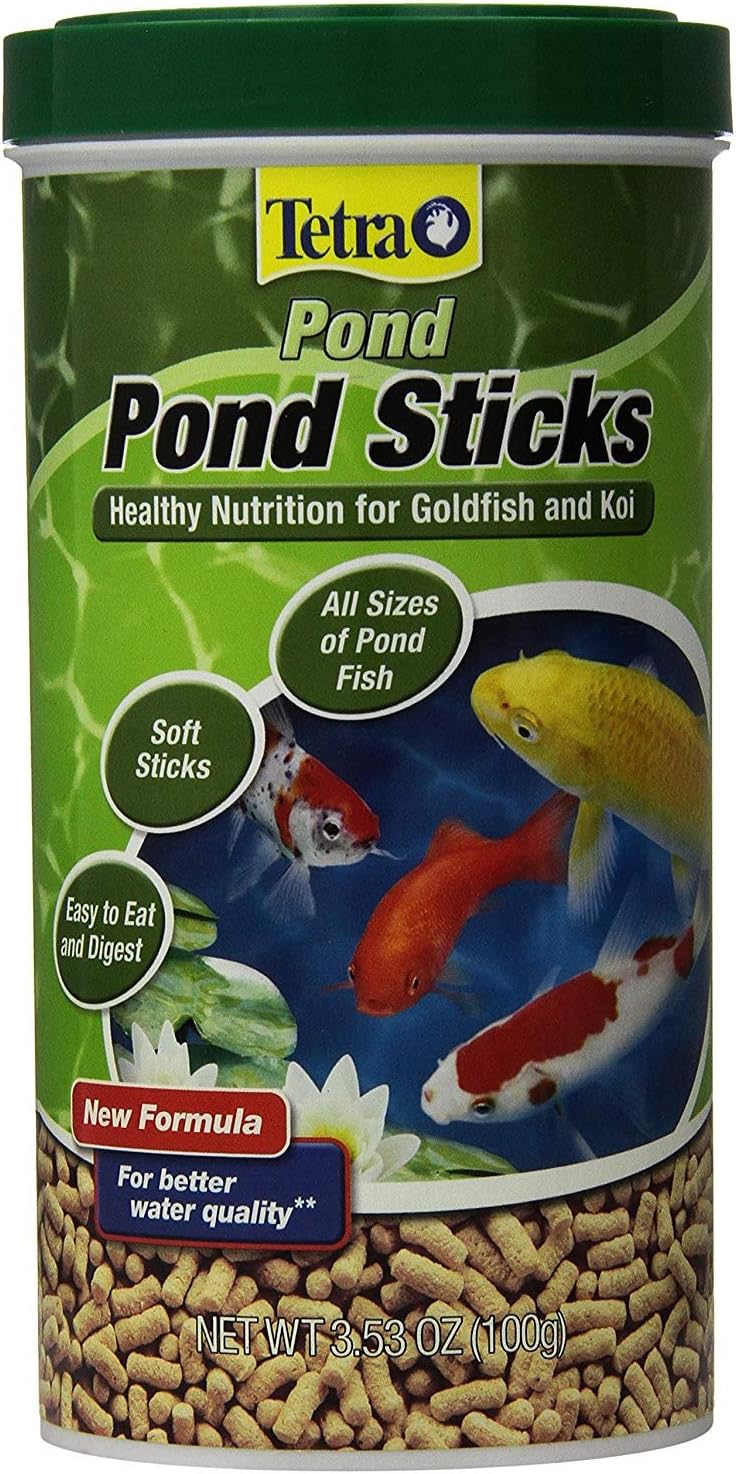 TetraPond Pond Sticks 3.53 Ounces - Healthy Nutrition for Goldfish and Koi - Image 1